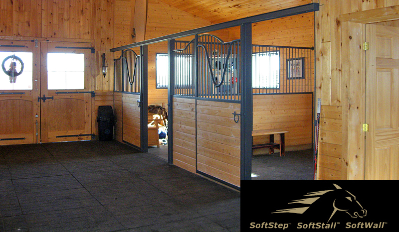 SoftStep SoftStall SoftWall products for barns, stables and stalls